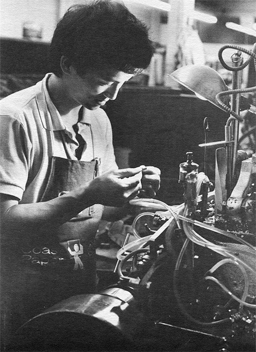 Photograph of Steven at Ho Sun Ring's Man-Nen Caster